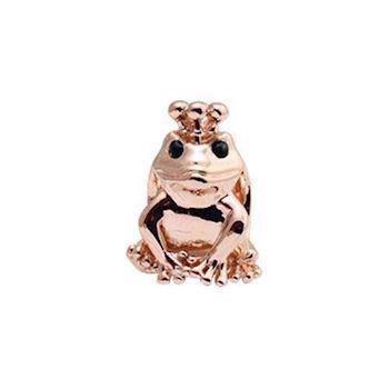 Christina Collect Topaz Frog pink gold plated